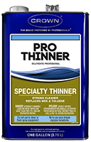 Crown 1G Paint Thinner Plastic (NOT available in CA)